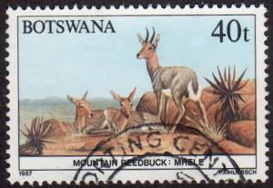 Botswana 418 - Used - 40t Mountain Reedbuck (1987) (cv $2.00)