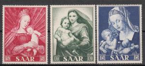 SAAR - 1954 Madonna Mi# 351/353 - MNH (9498)