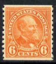 United States 1932 Garfield 6c imperf x P10 well centred ...