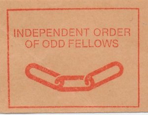Meter cut Netherlands 1990 Independent Order of Odd Fellows