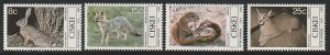 1982 South Africa - Ciskei - Sc 42-5 - MNH VF - 4 singles - Small Mammals
