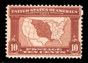 MOMEN: US STAMPS # 327 MINT OG NH $300 LOT # 20948