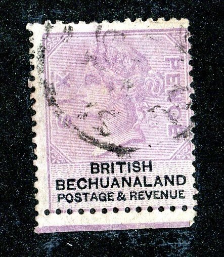 1887  Bechuanaland  Sc #15 used cv. $2.50 ( 9573 BCXX )