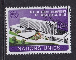United Nations  Geneva  #37 cancelled 1974 ILO headquarters  60c
