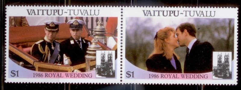 Tuvalu - Vaitupu 1986 SC# 66a-b MNH-OG E48