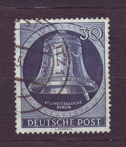 J23188 JLstamps 1951-2 berlin germany hv of set used #9n78 bell clapper right