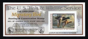 EXCEPTIONAL GENUINE SCOTT #RW66A VF-XF MINT PRISTINE OG NH FEDERAL DUCK STAMP