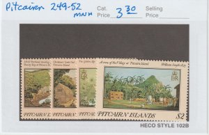 Pitcairn Islands 249-52 VF MNH QEII