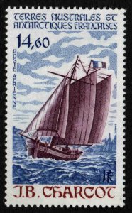 FSAT TAAF Scott C96 MNH**  J.B. Charcot sailboat airmail stamp