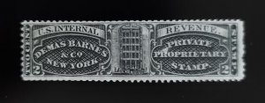 Demas Barnes & Co. US Internal Revenue 2c RS25a Private Die, Proprietary, N.Y.