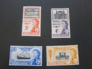 Sierra Leone 1961 Sc 221-4 set MH