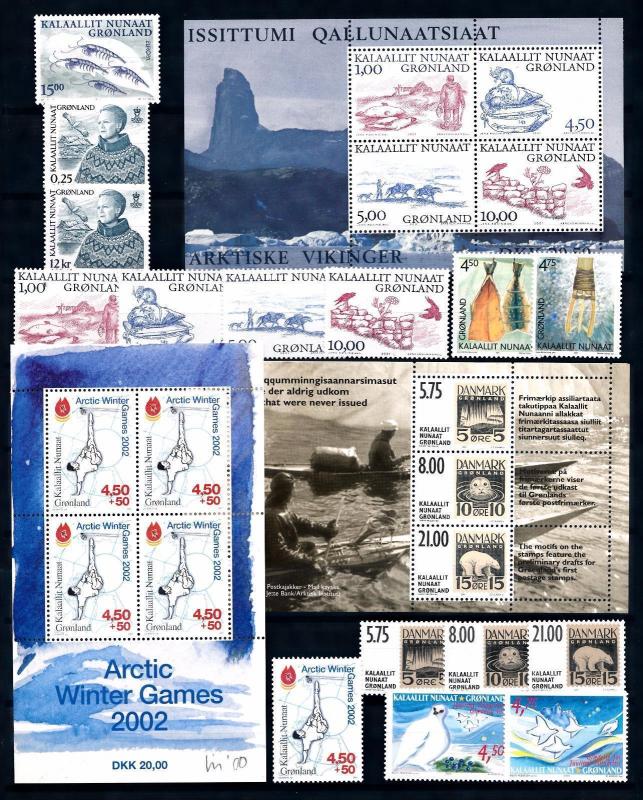 [65334] Greenland 2001 Year Set  MNH