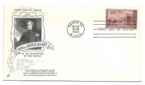 US 944 (Me-4) 3c Kearny Expedition FDC Artcraft Cchet ECV $8.50