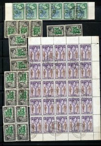 Solomon Islands GVI Blocks & Values To 1/- Used(Appx 250 Stamps) Top 196