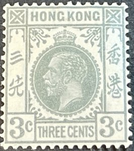 HONG KONG # 132--MINT/HINGED---SINGLE---GRAY---1931