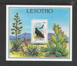 BIRDS - LESOTHO #520  BLACK EAGLE  MNH