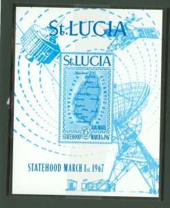 St. Lucia #C1  Souvenir Sheet