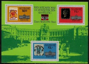 Surinam #573 MNH S/Sheet - WIPI '81 Stamp Expo, Vienna