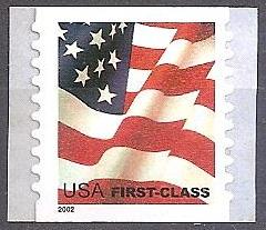 #3622, Single. \Waving Flag\ MNH. .37 cent