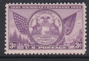 775 Michigan Centenary MNH