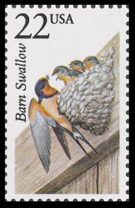 2286 Barn Swallow North American Wildlife MNH single