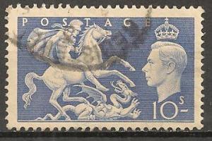 Great Britain #288 F-VF Used CV $9.75 (ST088)  