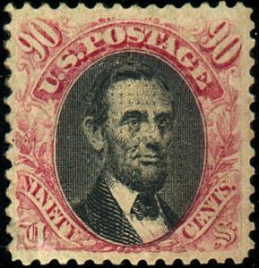 U.S. #122 USED WITH APS CERT REPERFORATED AND REGUMMED