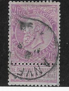 Belgium#59 2fr with tab   (U)  CV $35.00