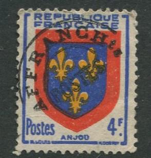 France - Scott 620 - General Definitive Issue -1949 - Used - 4fr Stamp