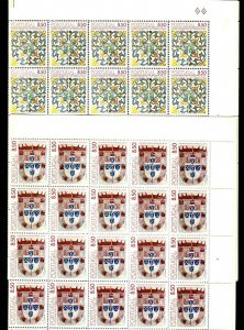 SSH13 Portugal 1981 S.C.# 1496-97 Complete Sheets of 50 each VF MNH OG