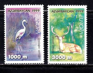 Azerbaijan stamp #686 & 687, MH