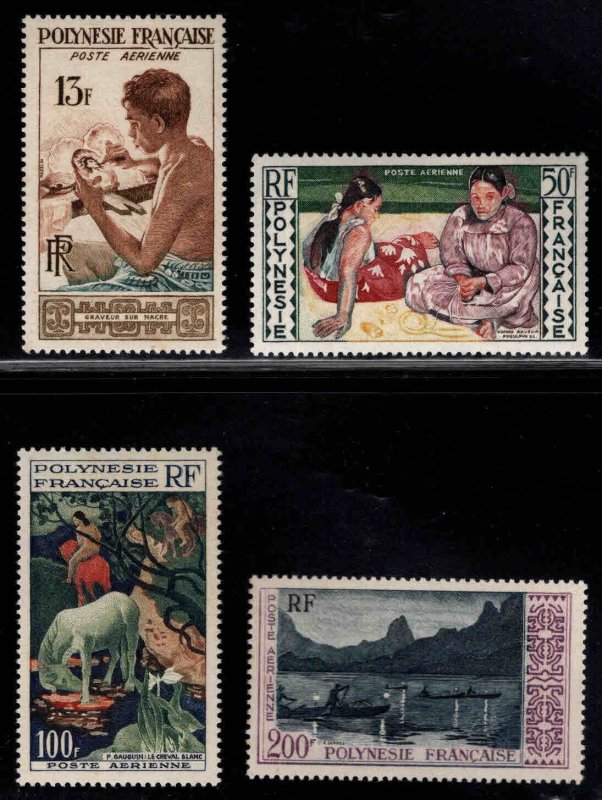 French Polynesia Scott C24-C27 MNH** Gauguin Airmail stamp set CV$85