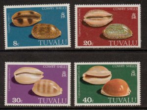 TUVALU SG139/42 1980 SHELLS MNH