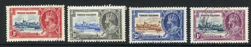 Virgin Islands SG103/06 1935 Silver Jubilee Used 