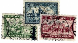 Germany SC#337-339 Used VF...Worth a close look!