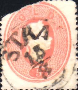 Austria Lombardy Venetia Scott 13 Used. redcued at top.