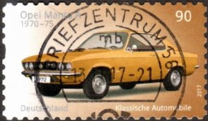 Germany 2966 - Used - 90c Opel Manta A, 1970-75 (2017) (cv $1.65)