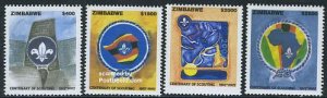 Zimbabwe 2007, Scouting centenary 4v, MNH