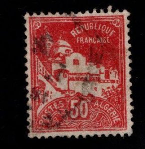 ALGERIA Scott 50 Used  50c  stamp