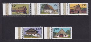 Germany  #B785-B789  MNH   1995  farmhouses