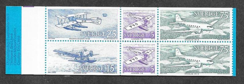 Sweden 939a Complete Booklet Mint NH MNH!