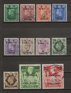 BOIC/SOMALIA 1950 SG S21/S31 USED