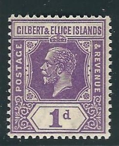 Gilbert & Ellis Is. 28 SG 28 MLH VF 1927 SCV $5.00