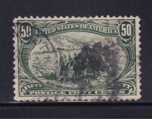 291 VF-XF used neat cancel with nice color cv $ 175 ! see pic !