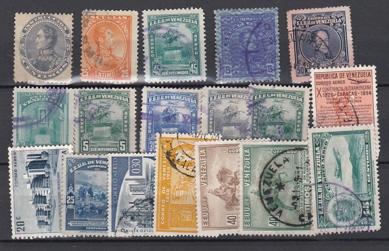 Venezuela Mixtures of Used stamps