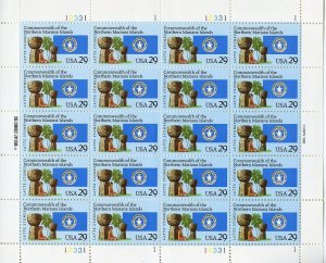 UNITED STATES SCOTT #2804 MARIANA ISLANDS COMPLETE SHEET MINT NH