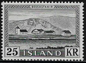 Iceland #305 MNH Stamp - Bessastadir