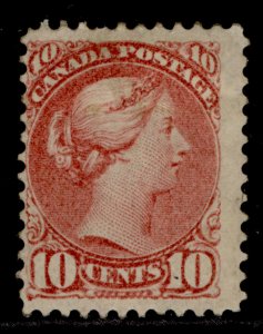 CANADA QV SG110, 10c carmine-pink, M MINT. Cat £275. 