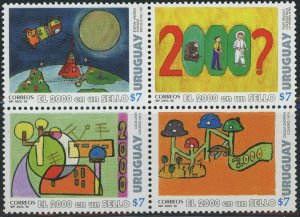 Uruguay #1792 Children's Millennium Postage Stamps Latin America 1999 Mint NH