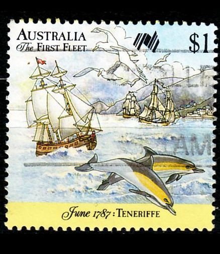 AUSTRALIEN AUSTRALIA [1987] MiNr 1035 ( O/used ) Schiffe Erste Flotte